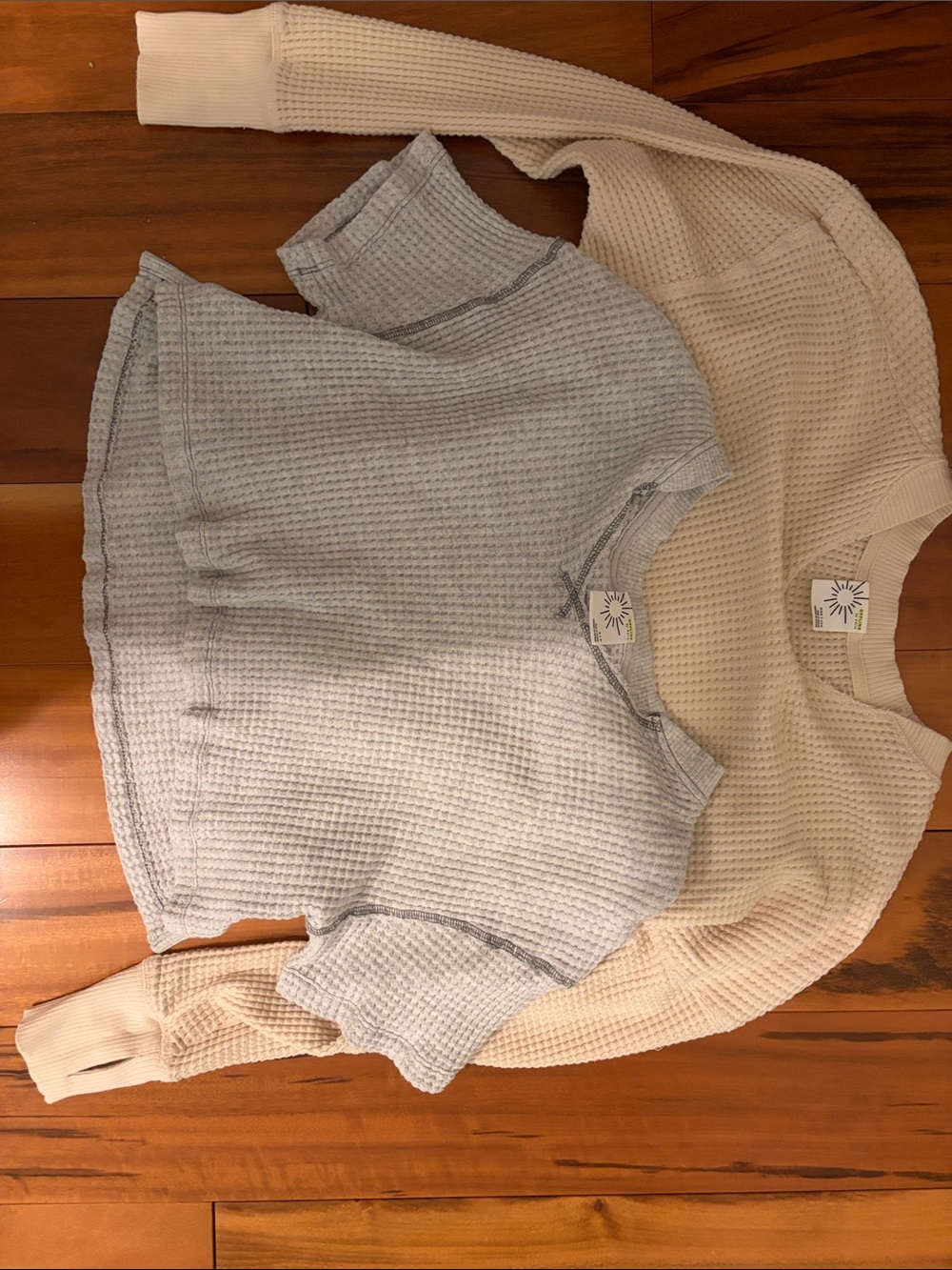 AERIE WAFFLE PRINT SHIRTS